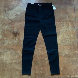 High rise skinny jeans